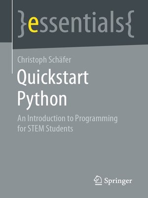 cover image of Quickstart Python